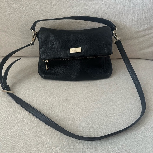 Kate Spade New York Highland Place Maria Leather Crossbody, Black - Picture 11 of 14